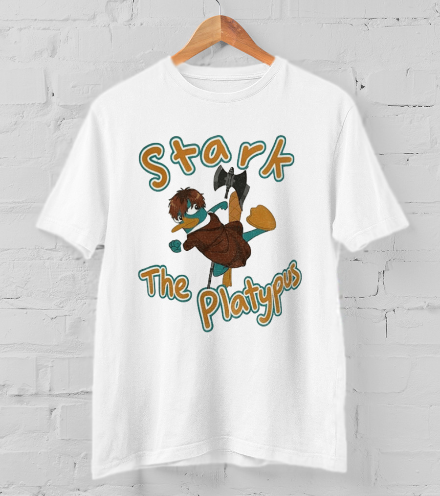 Stark Perry The Platypus Crossover Character Mashup T-Shirt