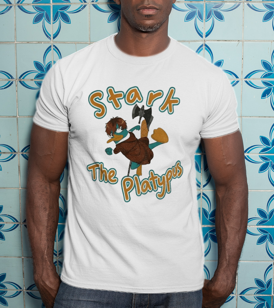 Stark Perry The Platypus Crossover Character Mashup T-Shirt