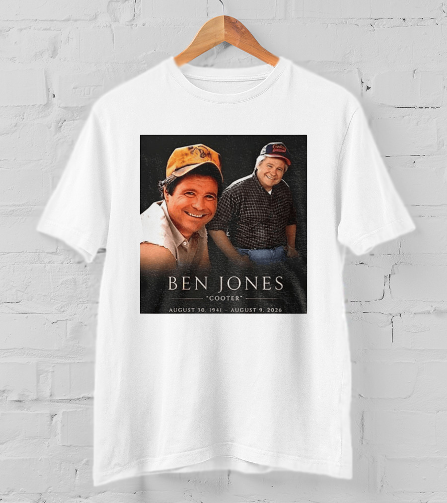 Ben Jones Cooter Memorial August 30 1941 August 9 2026 T-Shirt