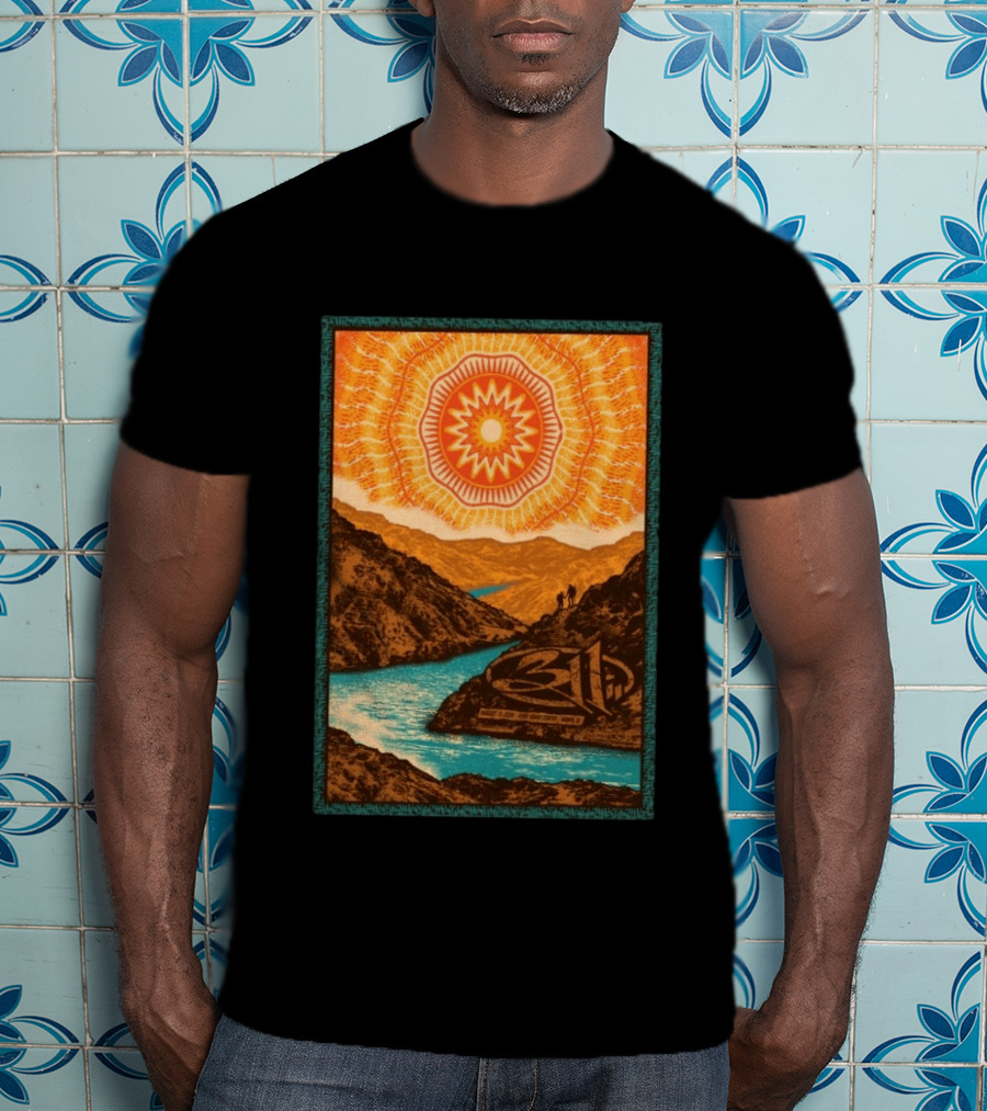 311 August 11 2026 Nampa ID Sunburst Mountain River Scene T-Shirt