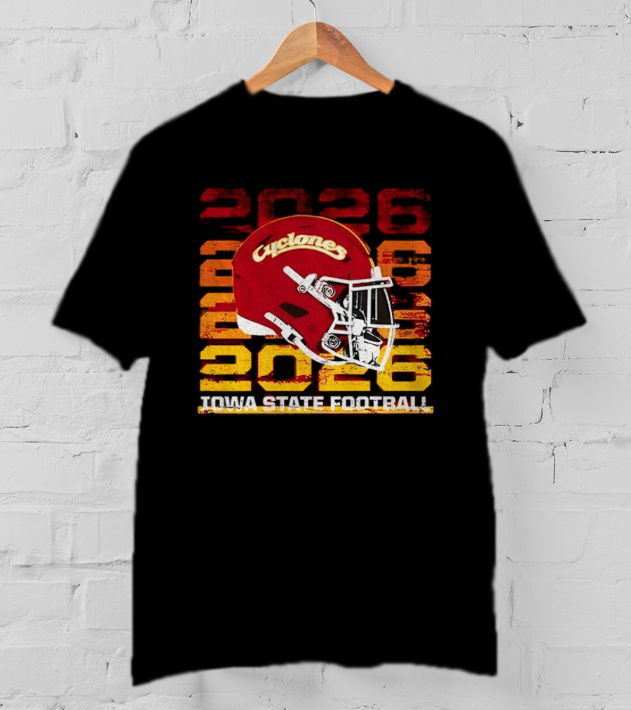 Cyclones Helmet 2026 Iowa State Football Gameday T-Shirt