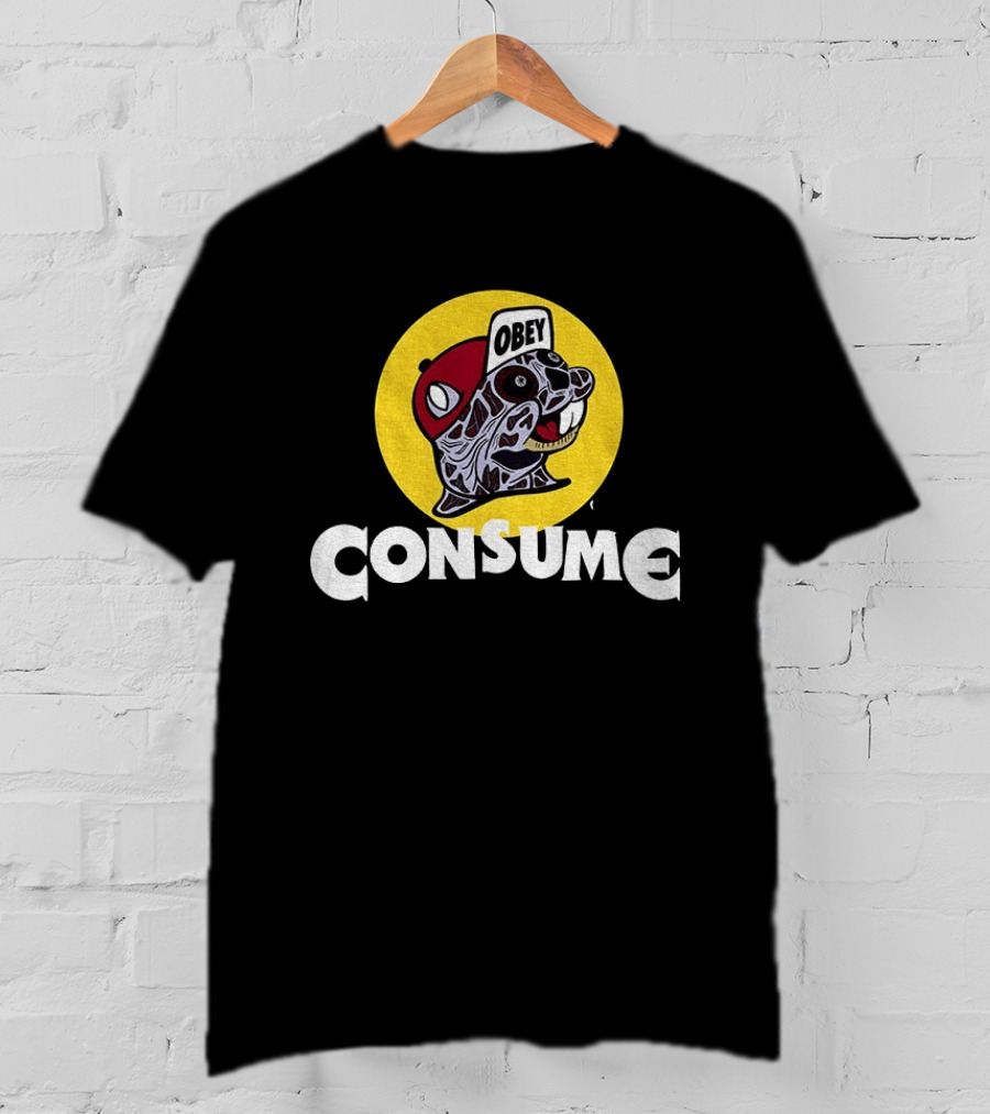 Buc Ee's Obey Consume Graphic With Freddy Krueger T-Shirt