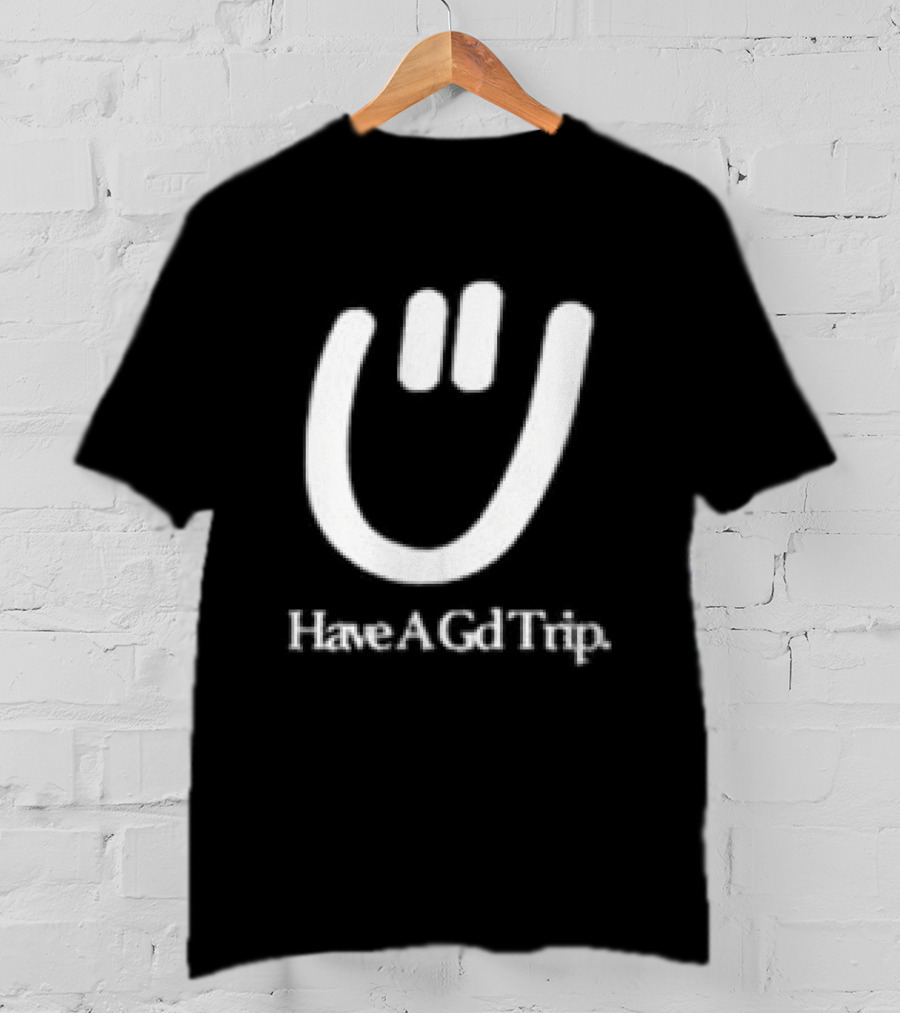 Have A Gd Trip Lemons Washed Smiley Face T-Shirt