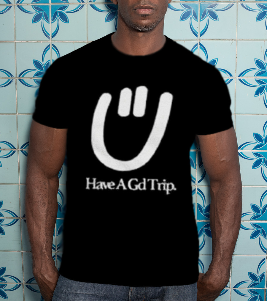 Have A Gd Trip Lemons Washed Smiley Face T-Shirt