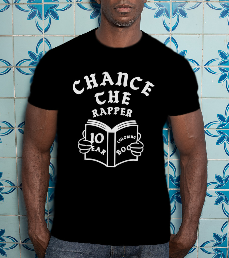 Chance The Rapper 10 Year Coloring Book T-Shirt