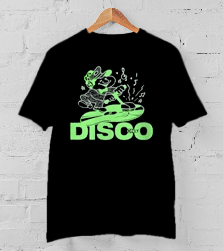 Disco Only Groove Maintenance Retro Character Dance Vibes T-Shirt