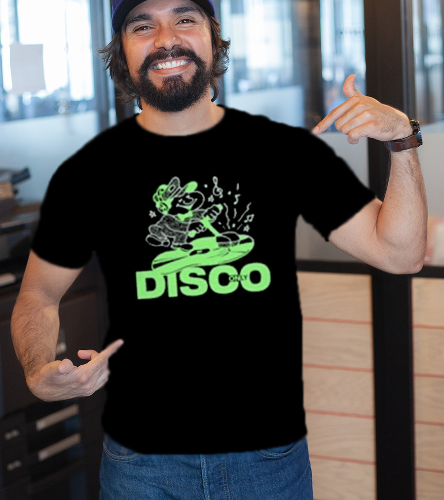 Disco Only Groove Maintenance Retro Character Dance Vibes T-Shirt