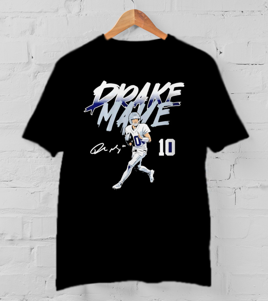 Drake Maye 10 New England Patriots Football 2026 T-Shirt