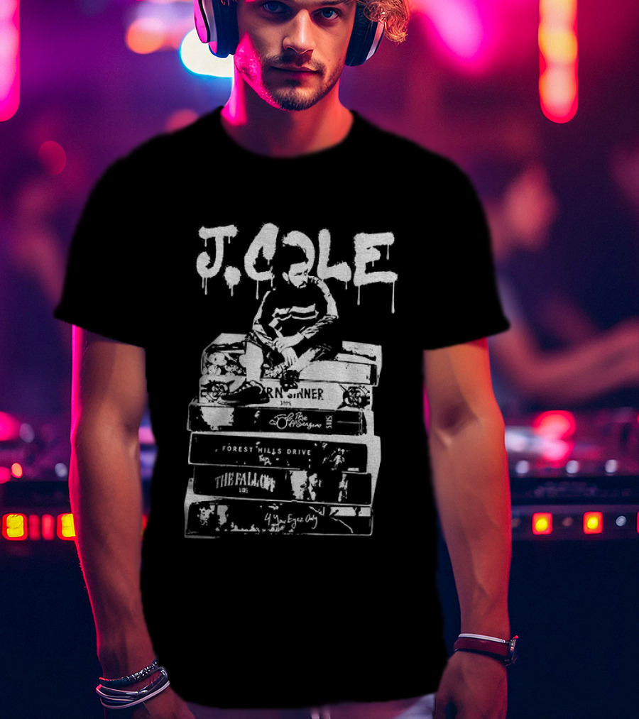 J Cole The Fall Off Stack Dreamville Aesthetic T-Shirt