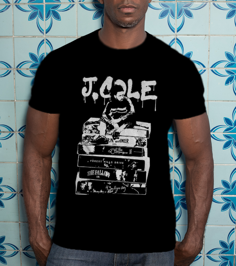 J Cole The Fall Off Stack Dreamville Aesthetic T-Shirt