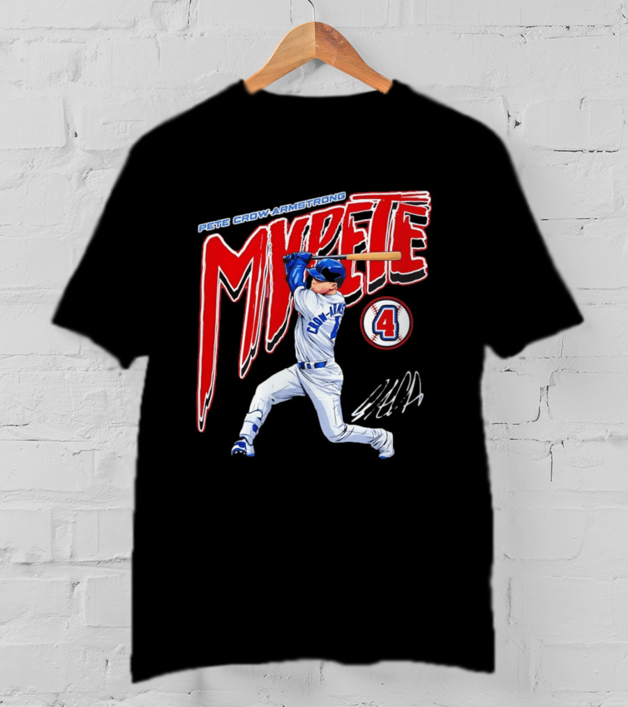 Pete Crow Armstrong MVPete Chicago Cubs Baseball Number 4 T-Shirt