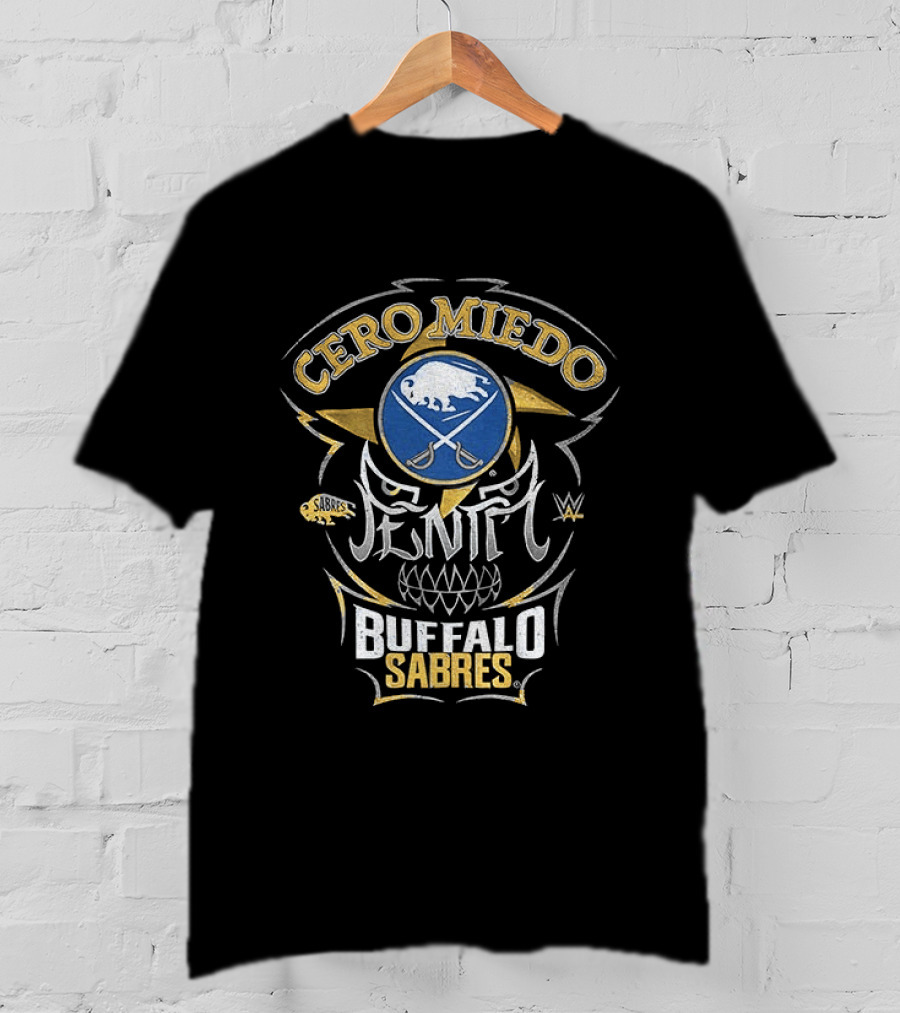 Cero Miedo Penta Buffalo Sabres WWE Collaboration T-Shirt