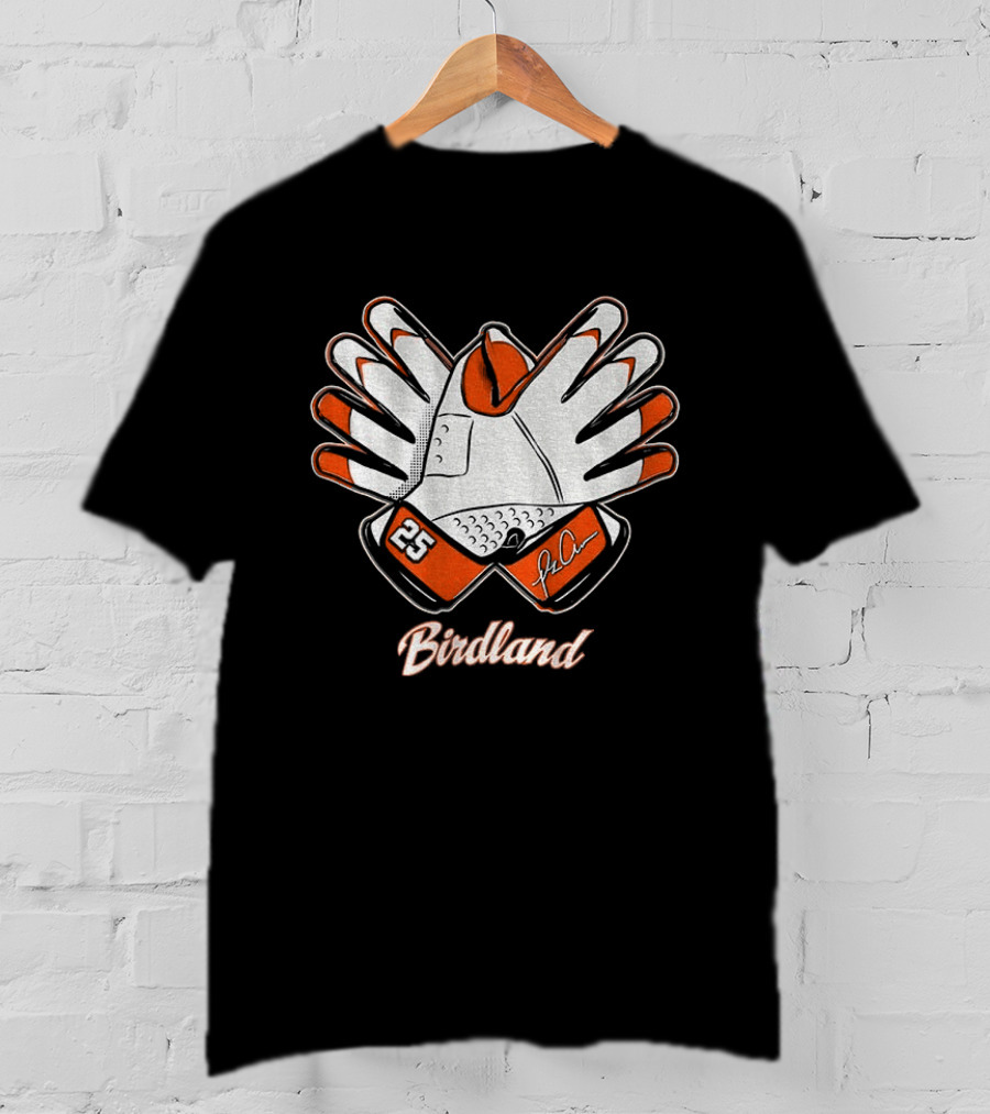 Birdland Bird Hands Celebration Pete Alonso Signature 25 T-Shirt