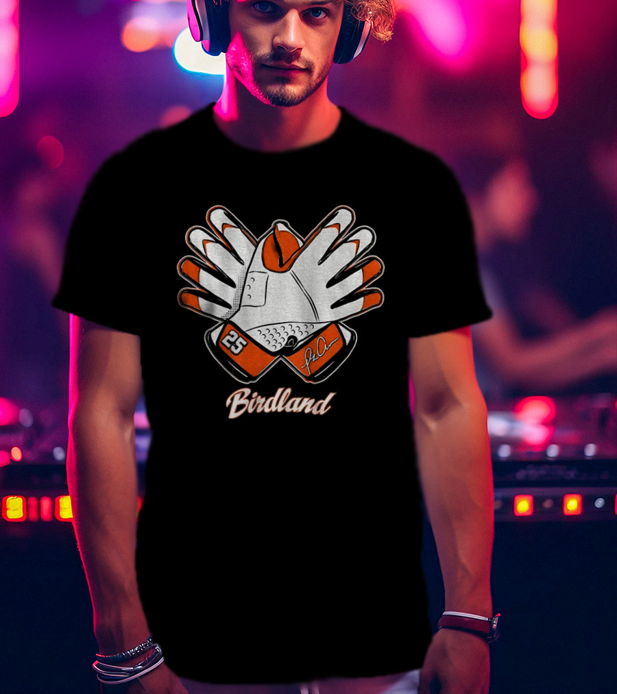 Birdland Bird Hands Celebration Pete Alonso Signature 25 T-Shirt