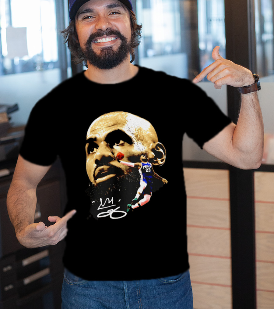 LeBron James Philadelphia 23 Dunk GOAT Signature T-Shirt