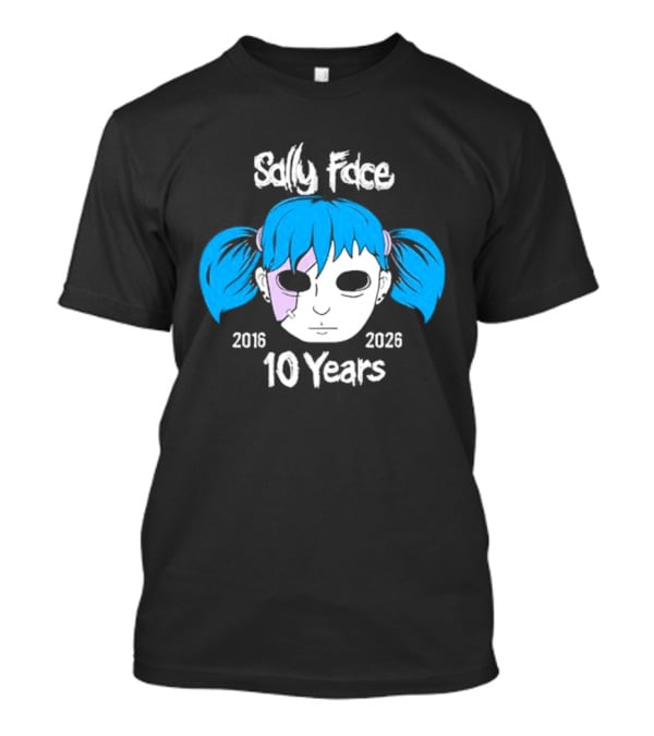 Sally Face 10 Years Anniversary 2016 2026 T-Shirt