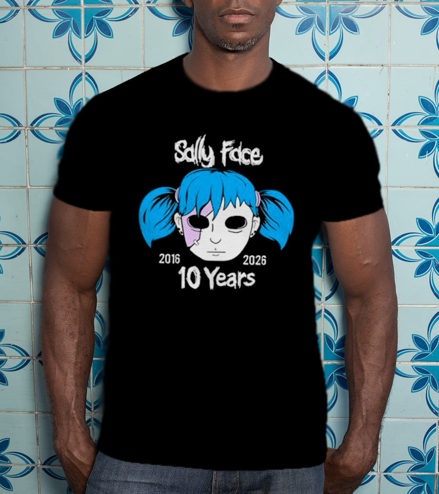 Sally Face 10 Years Anniversary 2016 2026 T-Shirt