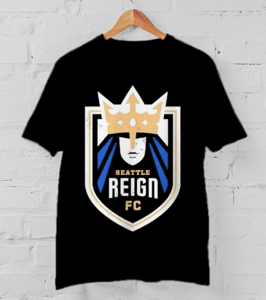 Seattle Reign FC Distressed Crown Crest T-Shirt