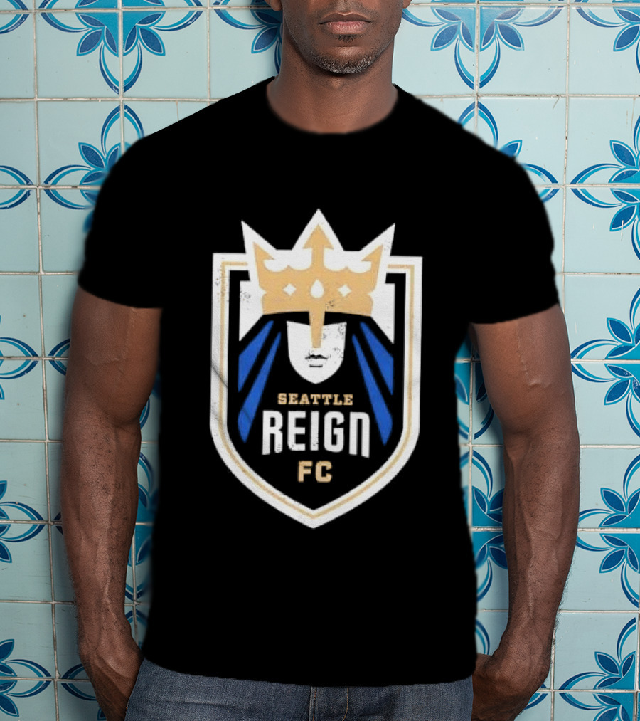 Seattle Reign FC Distressed Crown Crest T-Shirt