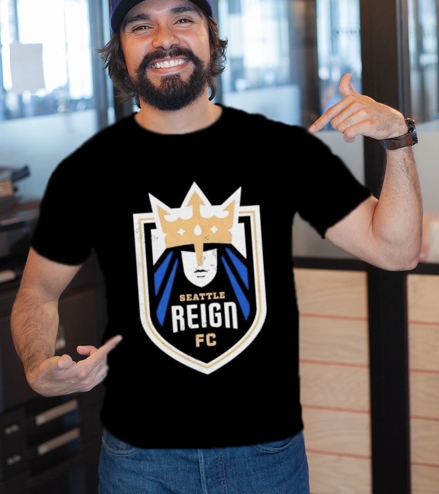 Seattle Reign FC Distressed Crown Crest T-Shirt