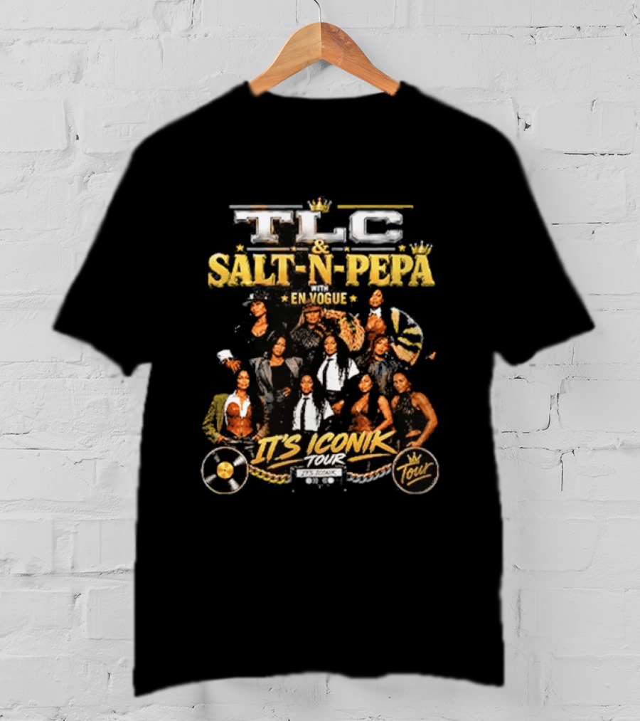 TLC Salt N Pepa En Vogue It's Iconik Tour 2026 T-Shirt
