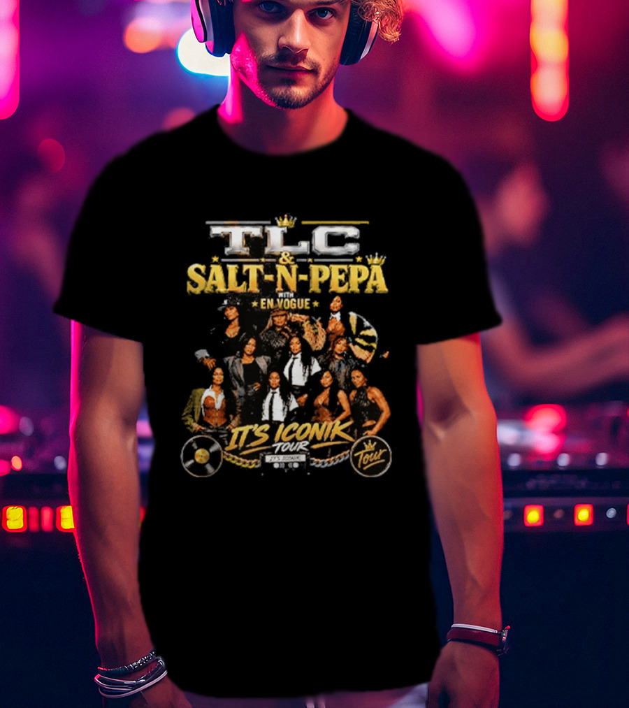 TLC Salt N Pepa En Vogue It's Iconik Tour 2026 T-Shirt