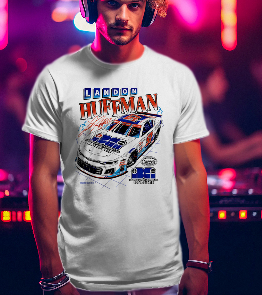 Landon Huffman 2026 Cars Tour Fully Charged Racing T-Shirt