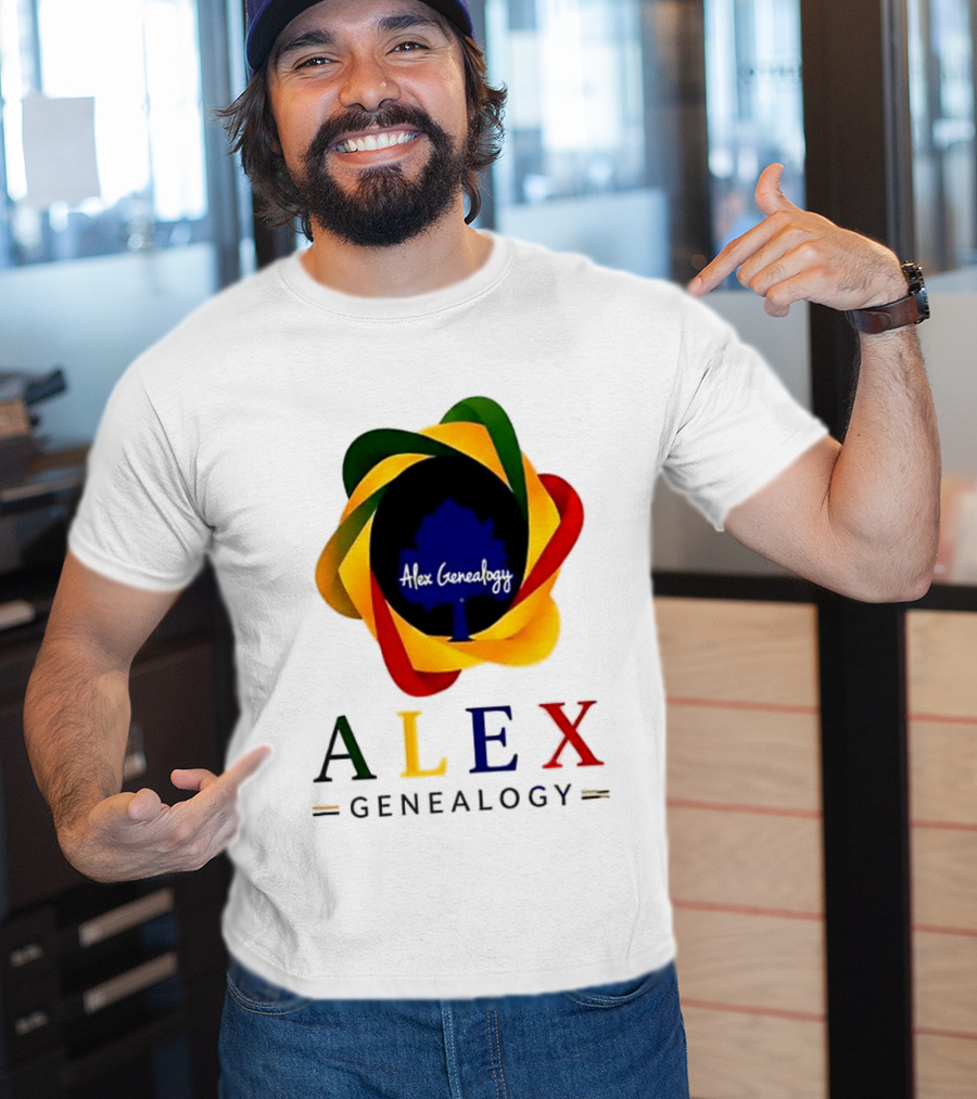 Alex Genealogy Trust Census Records More Than People Colorful Tree T-Shirt