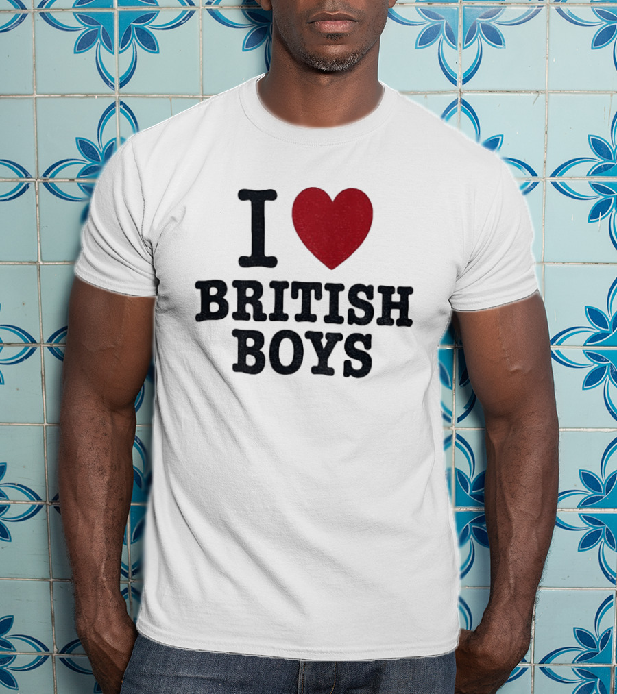 I Love British Boys Noah Schnapp Fanwear T-Shirt