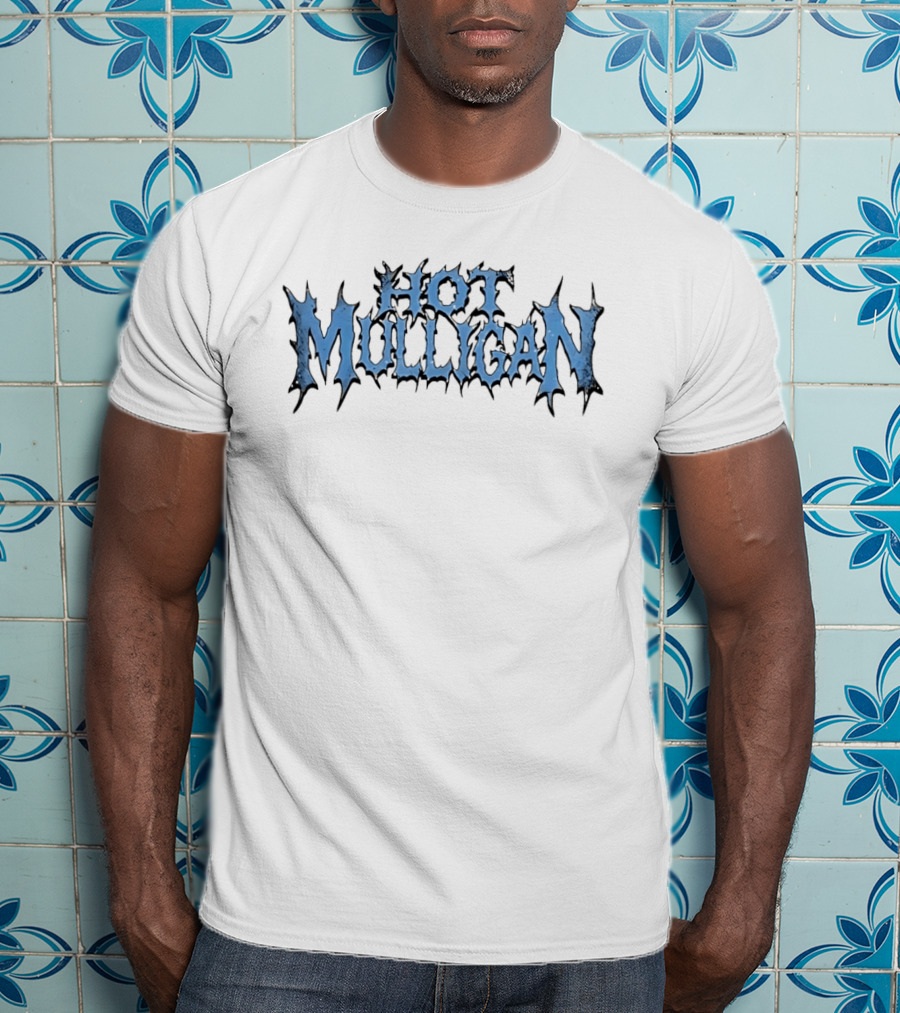 Hot Mulligan Spiky Ice Blue Metal Frozen T-Shirt