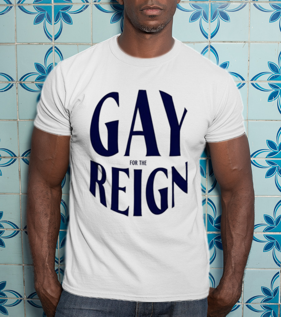 Reign FC Wildfang Pride Gay For The Reign T-Shirt