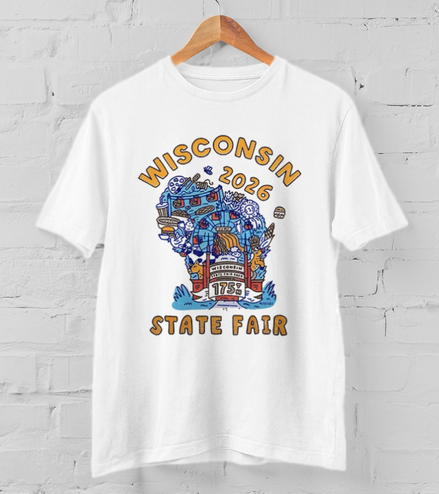 Wisconsin 2026 State Fair 175th Anniversary Celebration T-Shirt