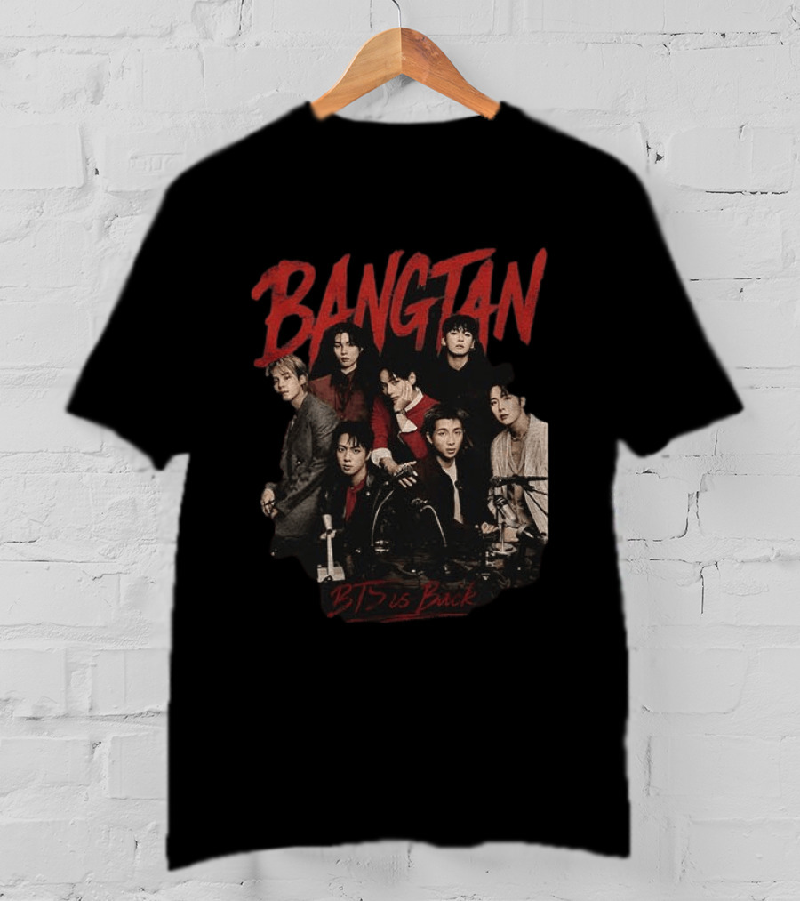Bangtan BTS Is Back World Tour Kpop Lover T-Shirt