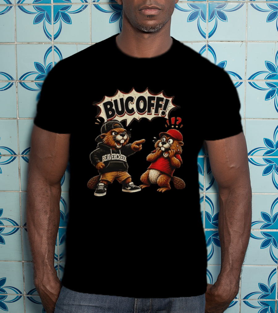 Beavercreek Ohio Beaver Bucoff Strong Cartoon Beavers T-Shirt