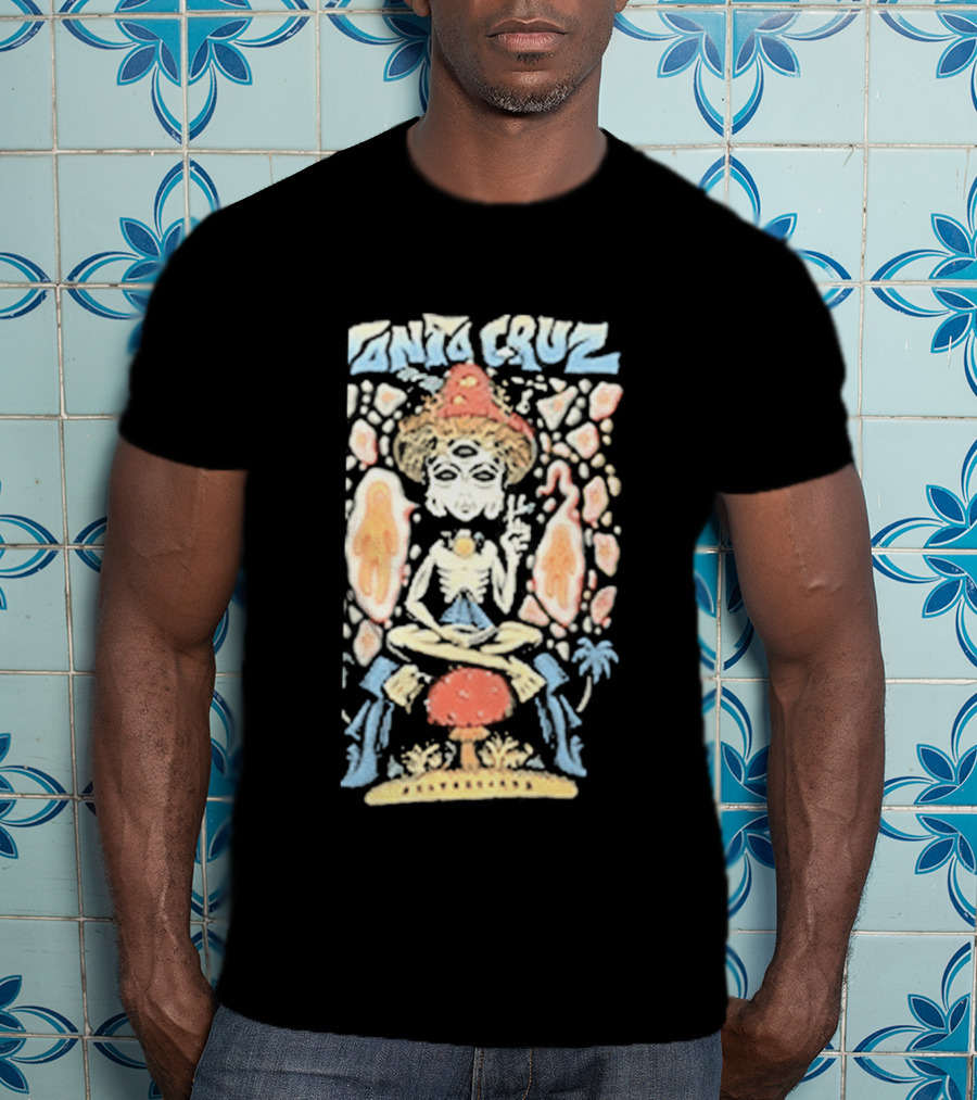 Boardertown Santa Cruz Winkowski Spaced Out Trippy 70s T-Shirt