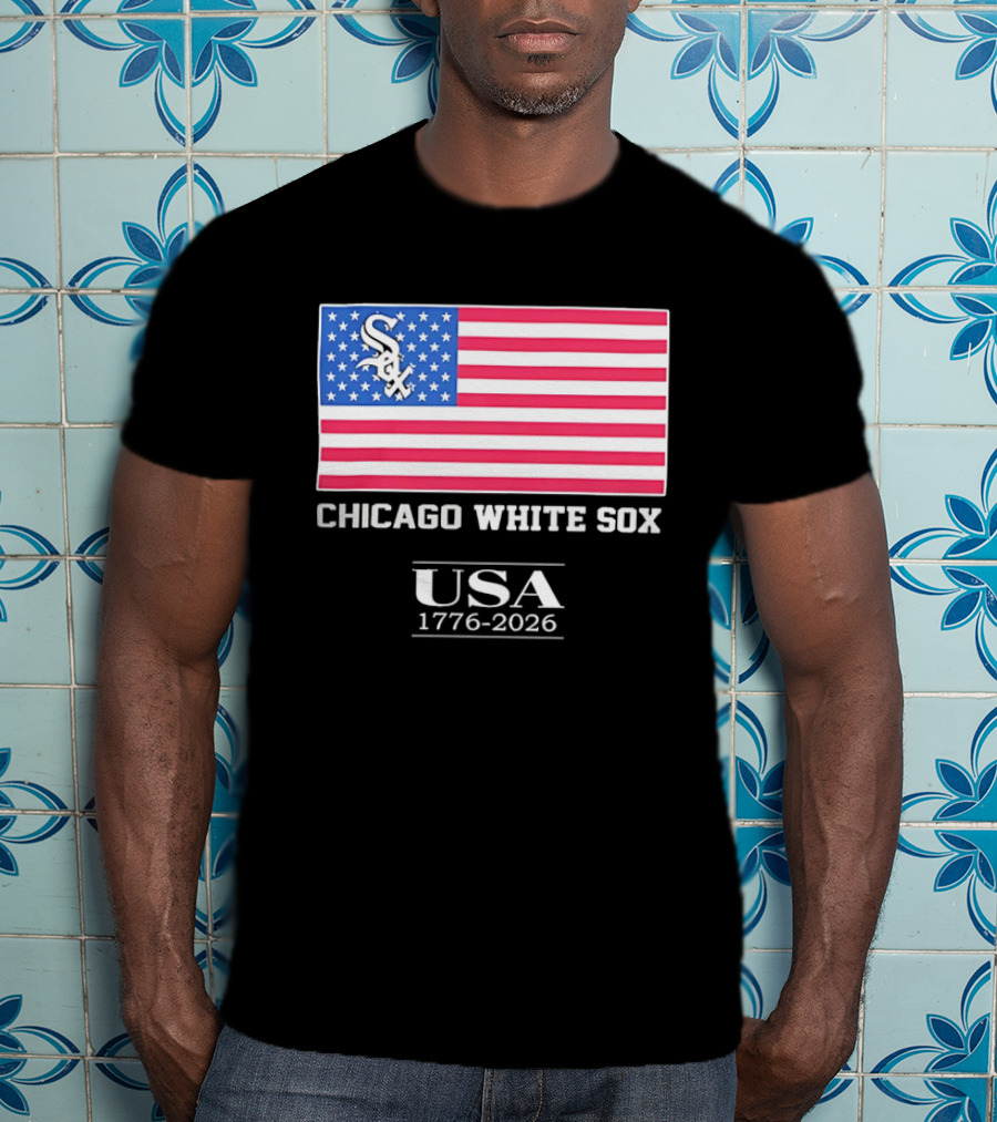 Chicago White Sox USA 1776 2026 Stars And Stripes American Flag T-Shirt