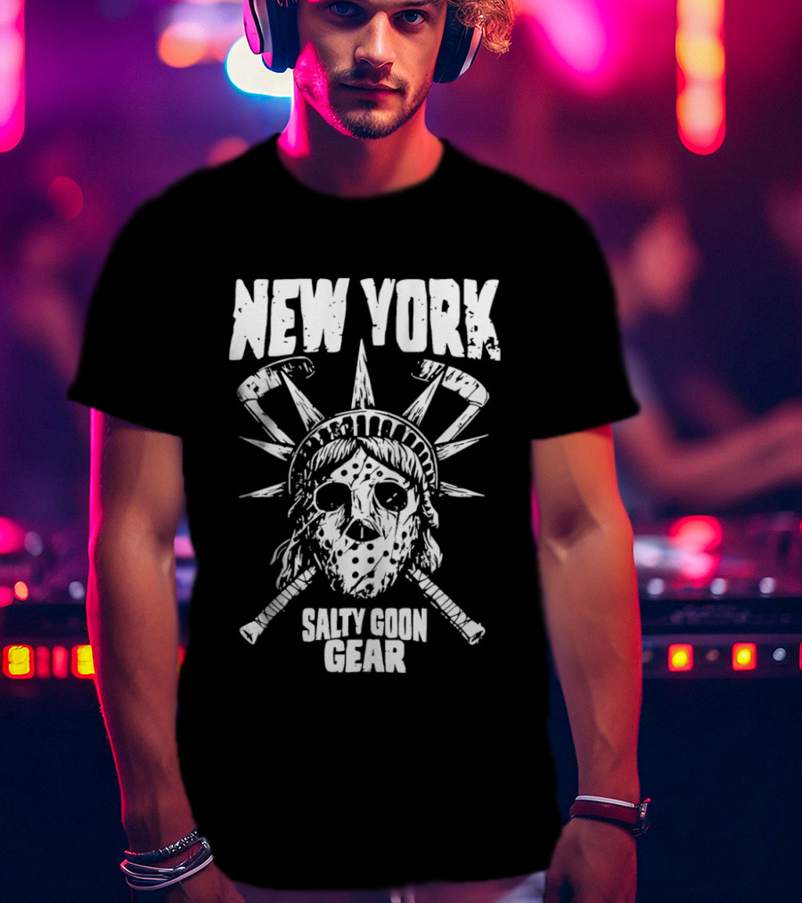 New York Salty Goon Gear Hockey T-Shirt