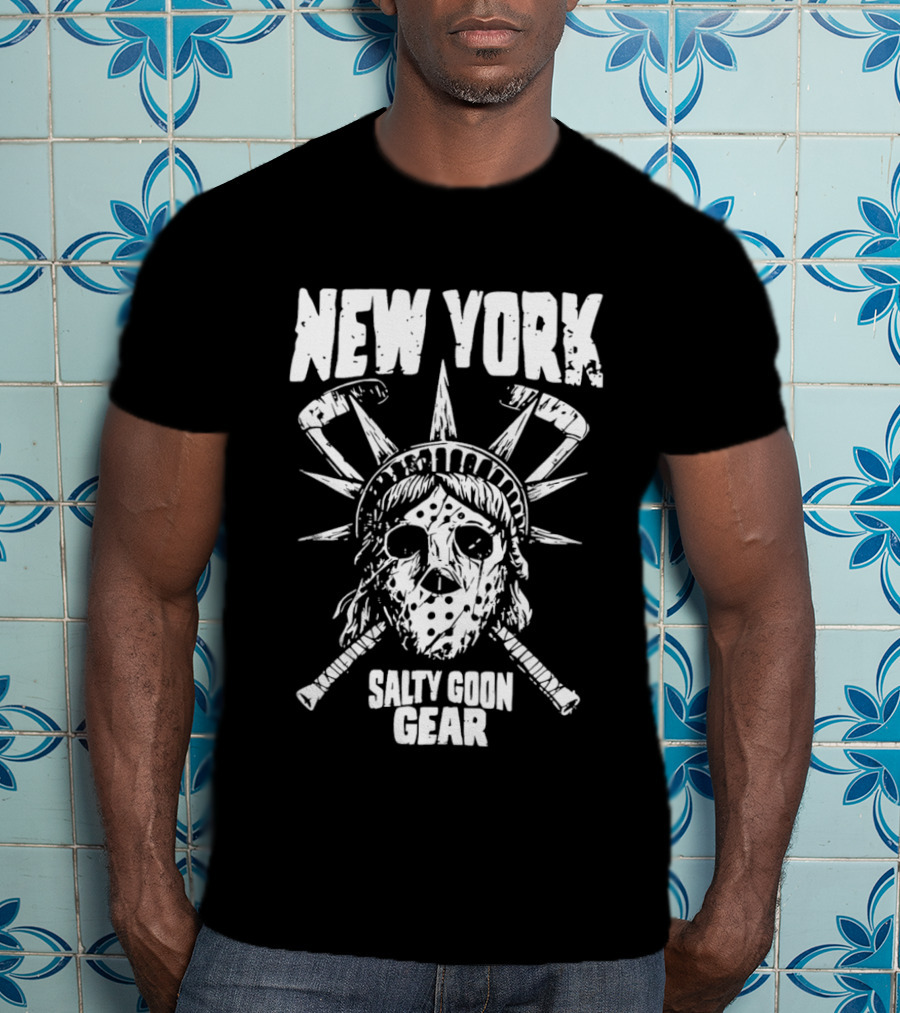 New York Salty Goon Gear Hockey T-Shirt