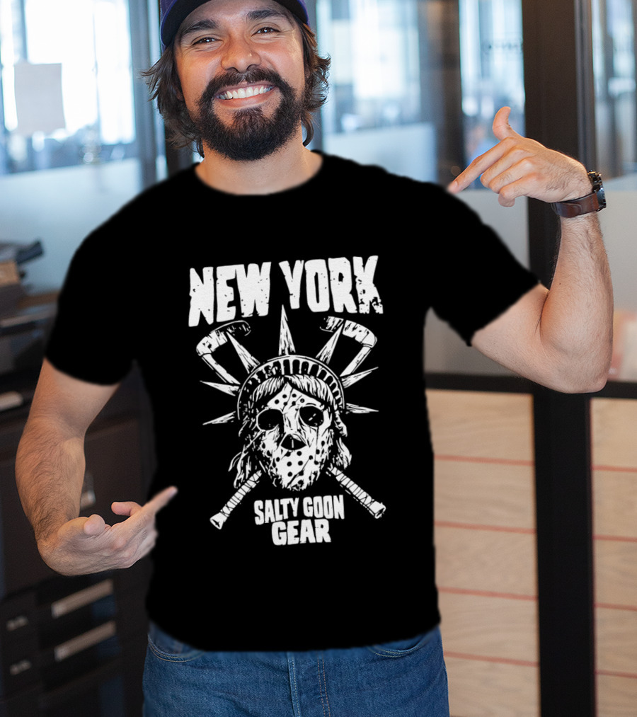 New York Salty Goon Gear Hockey T-Shirt