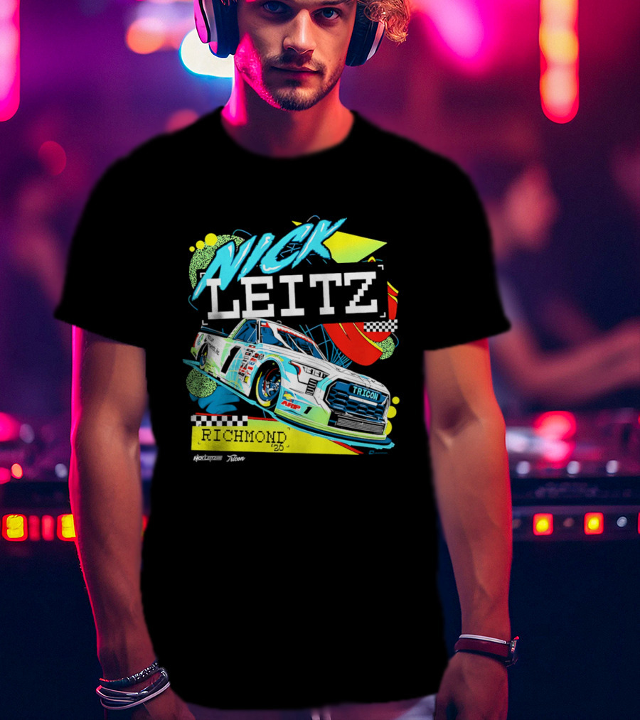 Nick Leitz Richmond NC Tricon Truck Series 2026 Racing T-Shirt