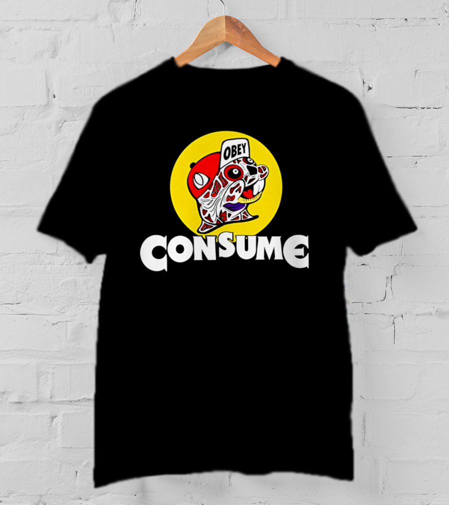 Obey Consume Beaver Streetwear Hip Hop T-Shirt