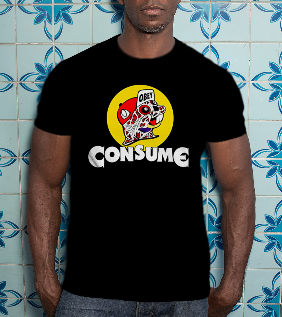Obey Consume Beaver Streetwear Hip Hop T-Shirt