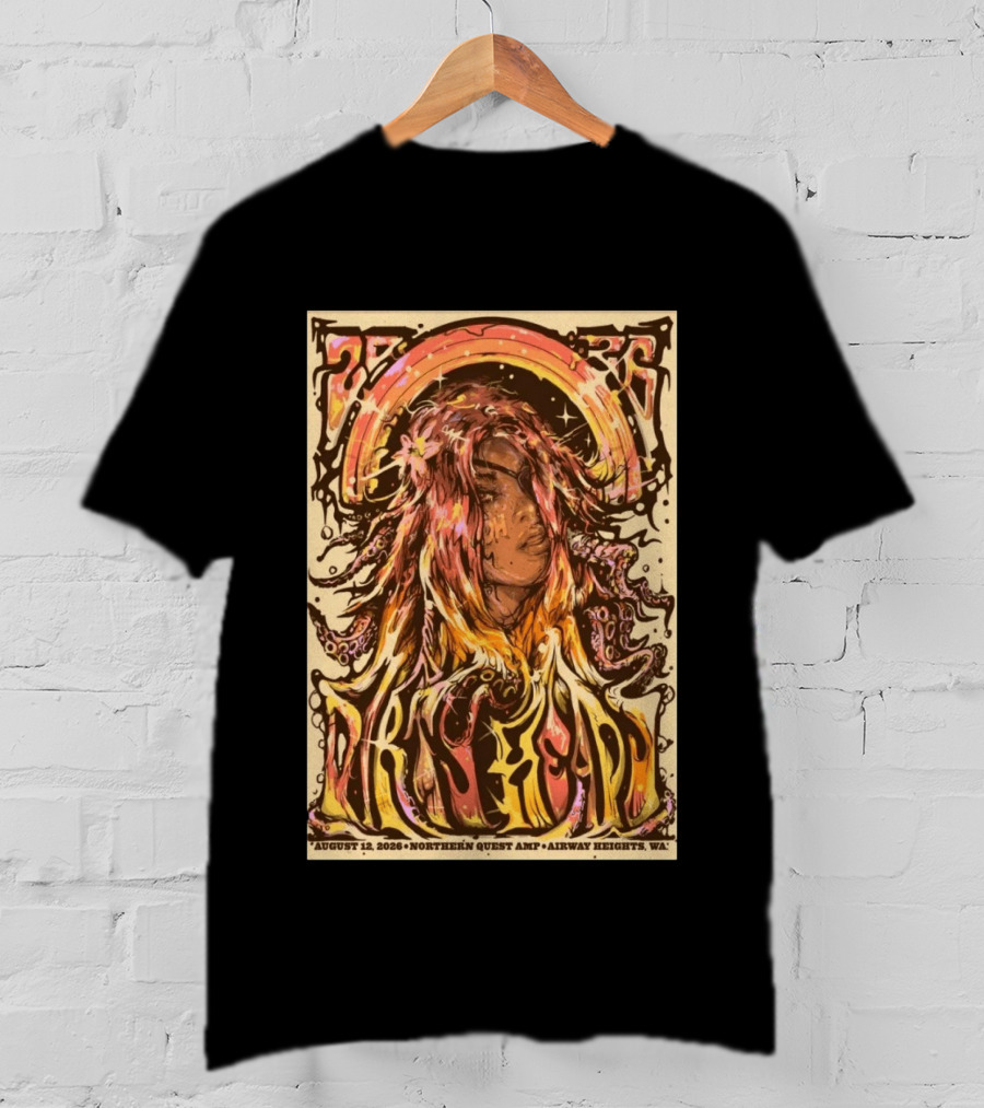 Dirty Heads August 12 2026 Northern Quest Amp Airway Heights WA Tour T-Shirt