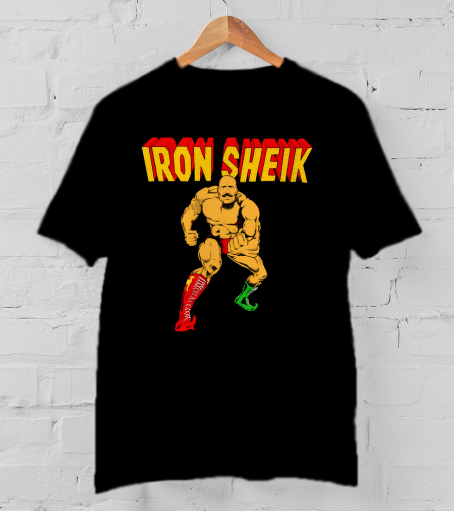 Iron Sheik Wrestling Legend Iconic Wrestler T-Shirt
