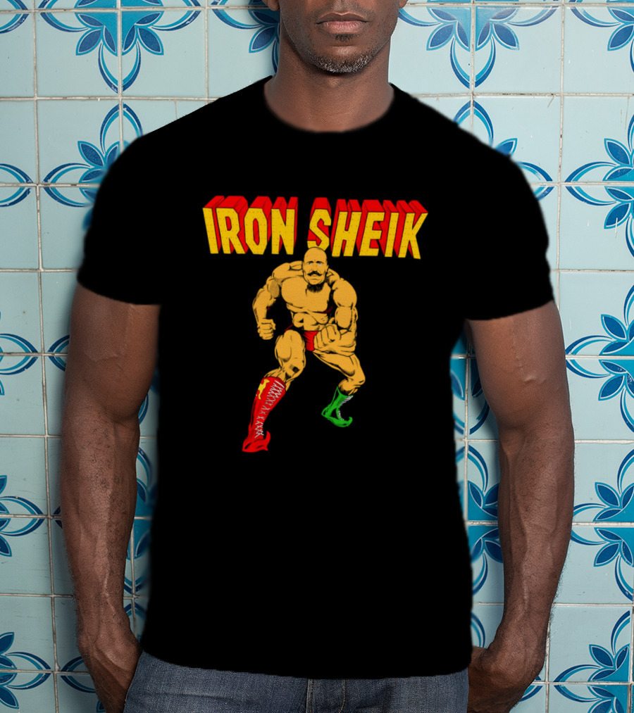 Iron Sheik Wrestling Legend Iconic Wrestler T-Shirt
