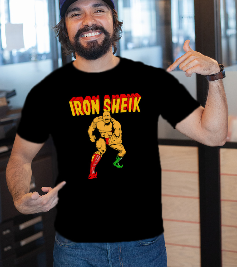 Iron Sheik Wrestling Legend Iconic Wrestler T-Shirt