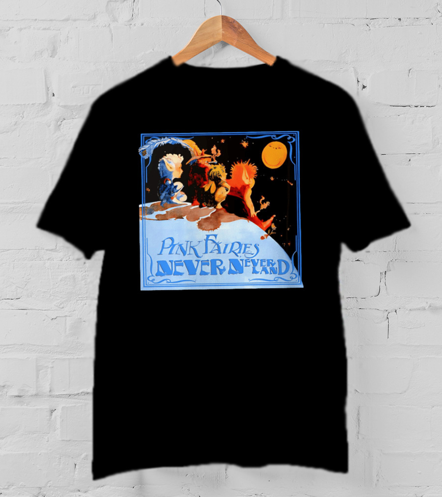 Pink Fairies Never Never Land Vintage Fantasy T-Shirt