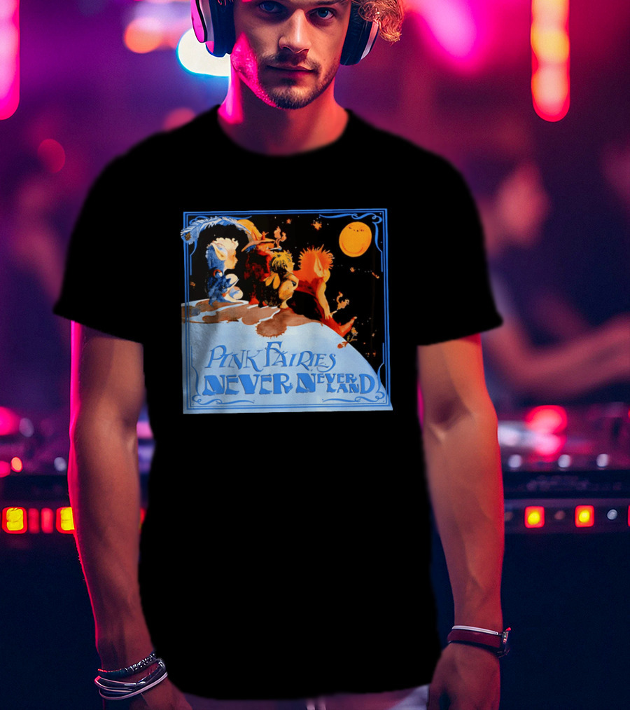 Pink Fairies Never Never Land Vintage Fantasy T-Shirt