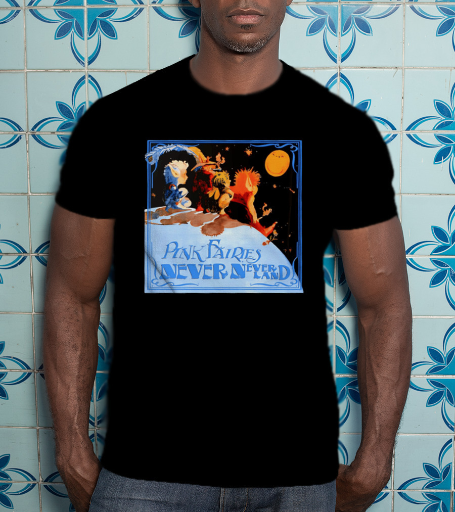 Pink Fairies Never Never Land Vintage Fantasy T-Shirt