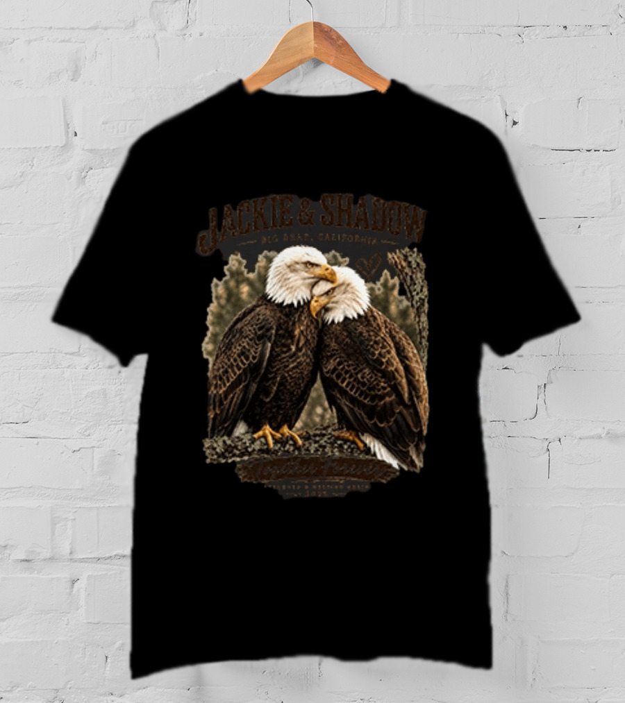 Jackie And Shadow Eagles Big Bear California Forever Duo T-Shirt